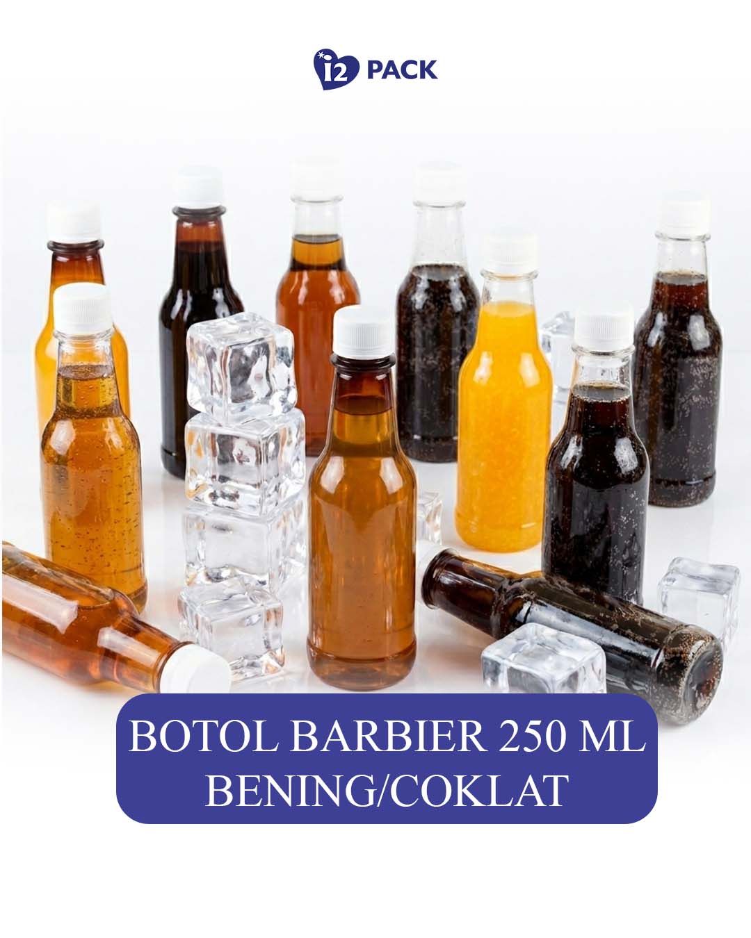 BOTOL BARBIER 250 ML BENING/COKLAT - Image 2