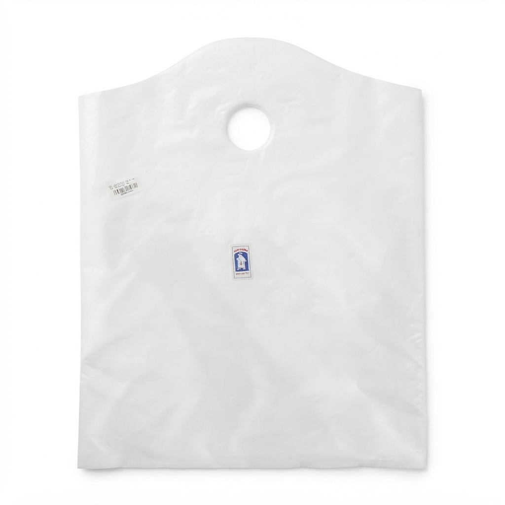 PLASTIK PE PLONG GUNUNG 35x44 CM PUTIH @50 Lbr