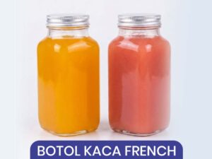 BOTOL KACA FRENCH 500 ML SQUARE