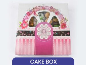 CAKE BOX 25X25X25 CM MOTIF